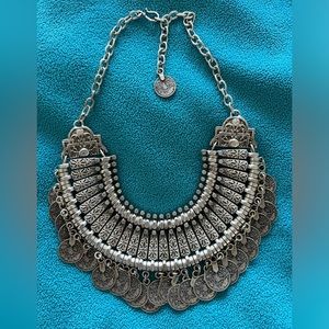 Medallion Tassel Necklace